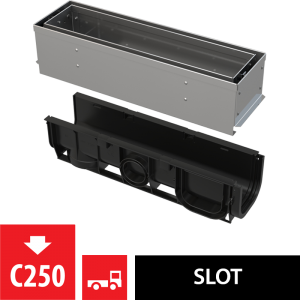 Venkovní žlab štěrbinový AVZ101S - R321R